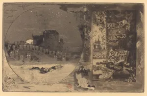 Shining Prints: Le Chateau des hiboux (Castle of the Owls), 1877-1887. Creator: Felix Hilaire Buhot