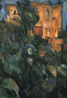 Images Dated 15th November 2005: Le Chateau Noir, (detail), 1904-1906. Artist: Paul Cezanne
