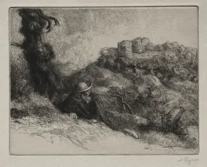 Le Chateaux des Revenants. Creator: Alphonse Legros (French, 1837-1911)
