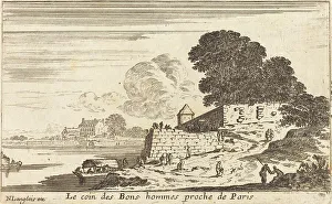 Silvestre Israel Prints: Le coin des Bons hommes proche de Paris. Creator: Israel Silvestre