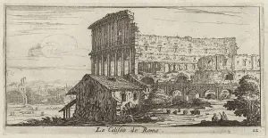Silvestre Israel Prints: Le Colisée de Rome, 1640-1660. Creator: Israel Silvestre