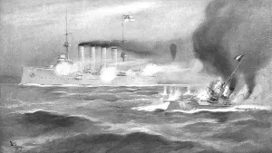 Destroyer Prints: Le combat inegal du corsaire allemand Emden et du torpilleur francais Mousquet