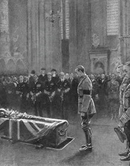 Honouring Prints: Le Combattant Inconnu Britannique; a Westminster: le roi George V et