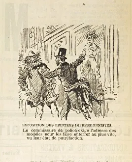 Cham Amedee Charles De Noe 1819 1879 Gallery: Le commissaire de police exige l adresse des modeles pour les faire enterrer