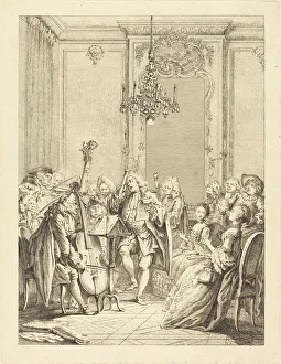 Saint Non Jean Claude Richard Prints: Le concert. Creator: Jean Claude Richard Saint-Non
