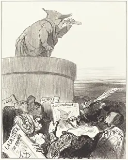 Telescope Prints: Le Constitutionnel contemplant l'horizon politique