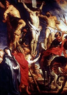 Illustration And Painting Collection: Le Coup de Lance, 1620. Artist: Peter Paul Rubens