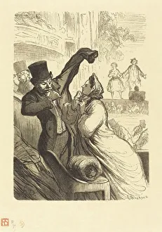 Charles Maurand Prints: Le Couplet final, 1862. Creator: Charles Maurand