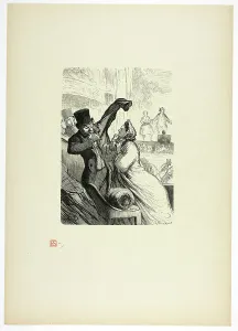 Schmied Francois Louis Prints: Le couplet final, from Tirage Unique de Trente-Six Bois