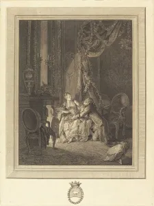 Desire Prints: Le danger du tete-a-tete. Creator: Jean Baptiste Blaise Simonet