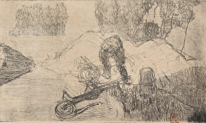 Bending Prints: Le Debardeur (The Stevedore), 1893. Creator: Armand Seguin