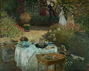 Family Life Gallery: Le dejeuner, 1873. Artist: Monet, Claude (1840-1926)