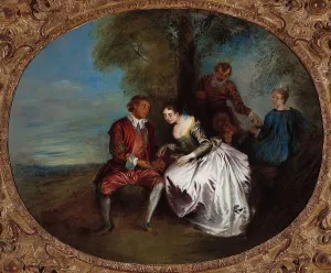 Pater Jean Baptiste Prints: Le Dénicheur de moineaux. Creator: Jean-Baptiste Pater