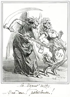 Periodical Prints: Le Départ de 1871. Creator: Cham