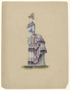 Bustle Prints: Le Diable Rose, 1883, c.1883. Creator: Anon
