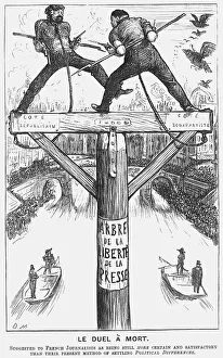 Le Duel a Mort, 1869. Artist: George du Maurier