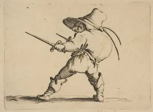 Jacques Prints: Le Duelliste a L Epee et au Poignard (The Duelist with a Sword and Daggar)