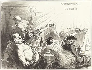 Surprise Prints: Le Festin de Baltazar-Veron, 1850. Creator: Honore Daumier