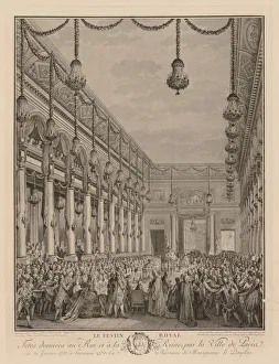 Le festin royal a lHotel de Ville, le 21 janvier 1782