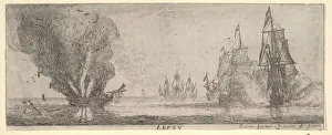 Nooms Prints: Le Feu, from The Elements, 17th century. Creator: Reinier Zeeman