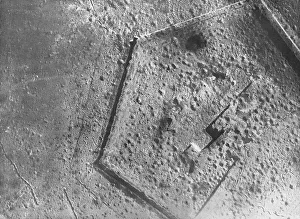Shell Damage Prints: Le Fort de Douaumont, vu de 1, 200 metres d'altitude