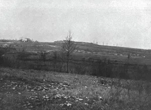 Le Fort de Vaux; La silhouette du fort, vue du Sud-Est, 1916. Creator: Unknown