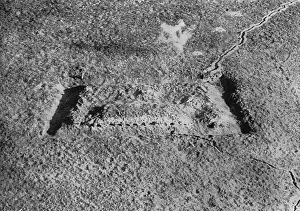 Bleak Prints: Le Fort de Vaux, repris le 2 novembre; vue oblique