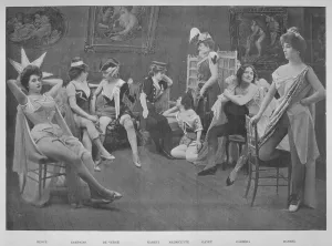 Librairie Dart Prints: Le Foyer Des Artistes, 1900