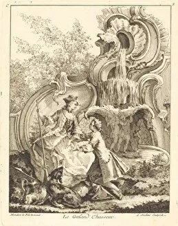 Le Galand Chasseur, 1736. Creator: Antoine Aveline