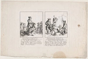 Le Général Burgoyne à Saratoga, le 17 Octobre, 1777; and Le G... [original 1781] later reprint (?). Creator: Anon