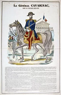 Images Dated 27th September 2005: Le General Cavaignac 28 Juin 1848, France. Colour Lithograph. Private collection