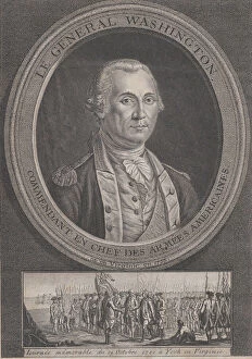 Cornwallis Charles Cornwallis 1st Marquess Gallery: Le Général Washington, Commendant en Chef des Armées Americaines