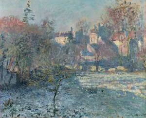 Country Landscape Prints: Le Givre (The Frost), 1875. Creator: Monet, Claude (1840-1926)