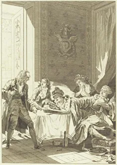 Gluttony Prints: Le glouton, 1794. Creator: Jean Baptiste Blaise Simonet