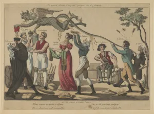 Le grand Diable d argent, patron de la finance, Early 19th cen Artist: Anonymous