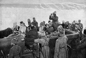 Le Grand-Duc Nicholas a Erzeroum; A trente kilometres de la ville et a deux kilometres de... 1916. Creator: Unknown
