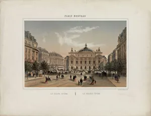 Charles Garnier Prints: Le grand Opéra. Creator: Fichot, Michel Charles (1817-1903)