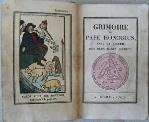 Alchemy Collection: Le Grimoire du Pape Honorius, 1760. Artist: Anonymous