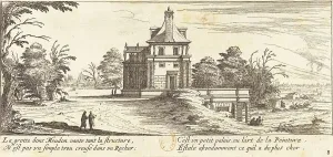 Silvestre Israel Prints: Le Grotte de Meudon, 1655. Creator: Israel Silvestre