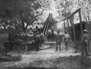 Artilleryman Prints: Le haut commandement de L'Armee Anglaise; Piece d'artillerie lourde en action sur
