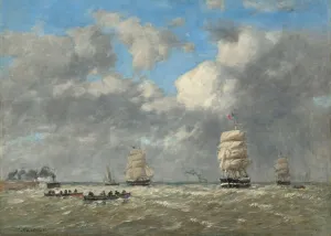 Boudin Collection: Le Havre, 1883. Creator: Eugene Louis Boudin