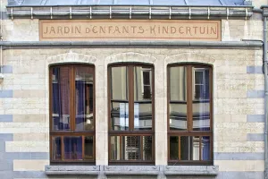 Le Jardin d Enfants, Brussels, Belgium, (1897), c2014-2017. Artist: Alan John Ainsworth