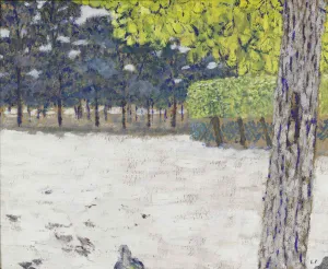 Vuillard Prints: Le Jardin des Tuileries, ca 1894. Creator: Vuillard, Edouard (1868-1940)