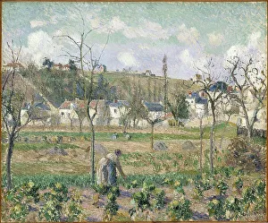Country Landscape Prints: Le Jardin de Maubuisson, Pontoise