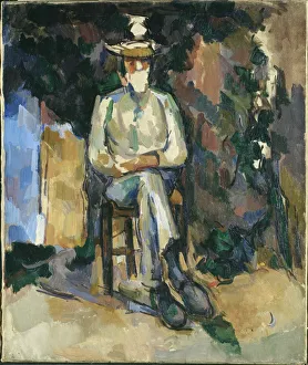 Paul 1839 1906 Collection: Le Jardinier Vallier, ca 1904-1906. Creator: Cezanne, Paul (1839-1906)