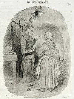Le jaune d'oeuf n'a pas été assez battu... 1846. Creator: Honore Daumier