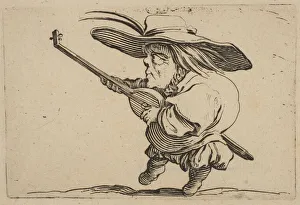 Callote Gallery: Le Joeuer de Luth (The Lute Player), from Varie Figure Gobbi