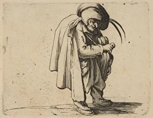 Callote Gallery: Le Jouer de Vielle (The Hurdy-Gurdy Player), from Varie Figure Gobbi