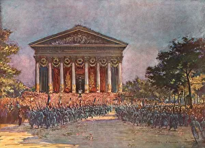 Honouring Prints: Le jour de gloire; Devant l'Eglise de la Madeleine