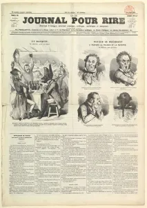 Revelry Prints: Le Journal Pour Rire, Journal d Iimages, Journal Comique, Critique, Satirique e